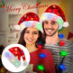 Christmas Hat LED Light Plush Children's Adult Christmas Decorations Christmas Supplies Luminous Santa Hat Home Decoracion - EX-STOCK CANADA