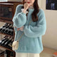 Autumn Winter Mink-like Wool Thick Plush Pullover Sweater for Women - EX-STOCK Canada