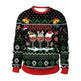 Men And Women Digital Printing Christmas Round Neck Sweater Tops - EX-STOCK CANADA