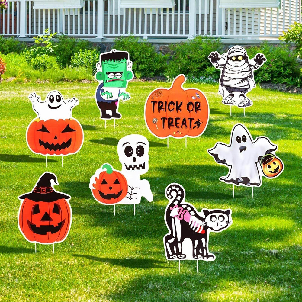 METBOU Halloween Decoration Outdoor Set Of 8 Halloween Decoration Patio Ornaments-Selling On Amazon Is Prohibited - EX-STOCK Canada