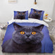 White Cute Cat Bedding Set Girl Ladies Bedroom Comfort Duvet Cover EX-STOCK Canada 