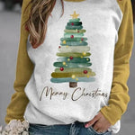 Christmas Tree 3D Digital Printing Women's Pullover Sweatshirt - EX-STOCK Canada