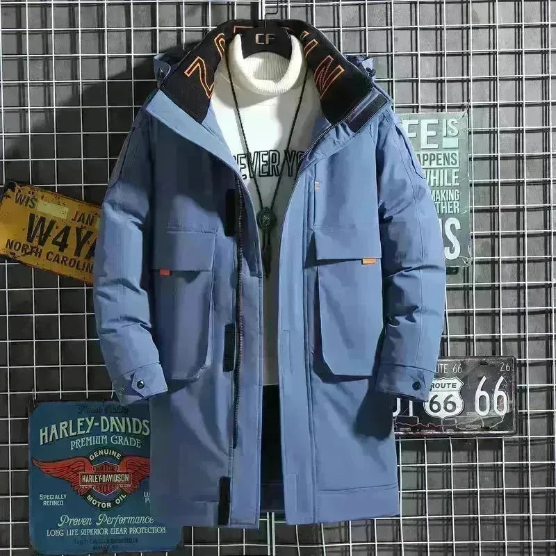 Fall Winter Mid length  Work Down jacket men - EX-STOCK CANADA