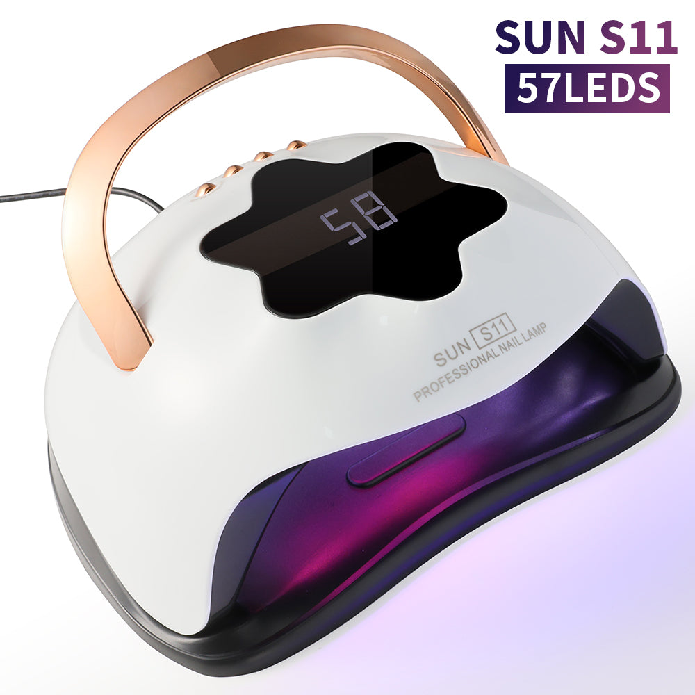 UV LED Nail Lamp, Professional UV Nail Dryer Light For Gel Nails With 57 Beads, Fast Curing Gel Polish Lamp Auto Sensor 4 Timer Setting, Nail Art Drying Tools For Fingernail And Toenail EX-STOCK Canada 