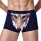 Printed Wolf Head Big Bird Men's Boxer Briefs Underwear - EX-STOCK Canada