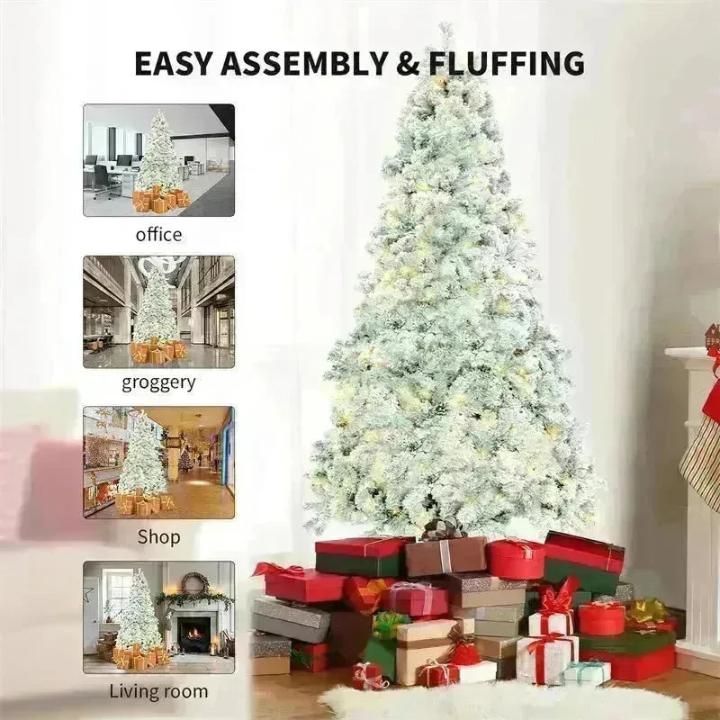 More Discount  Off Christmas Tree PVC Artificial Snow Christmas Tree Mall Window Decoration Tree Cedar Christmas Tree Christmas Decoration Supplies - EX-STOCK CANADA