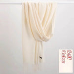 Pure Color Warm Keeping Scarf All-match Cashmere Shawl - EX-STOCK Canada