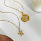 Women's Stainless Steel Starfish Conch Necklace EX-STOCK
