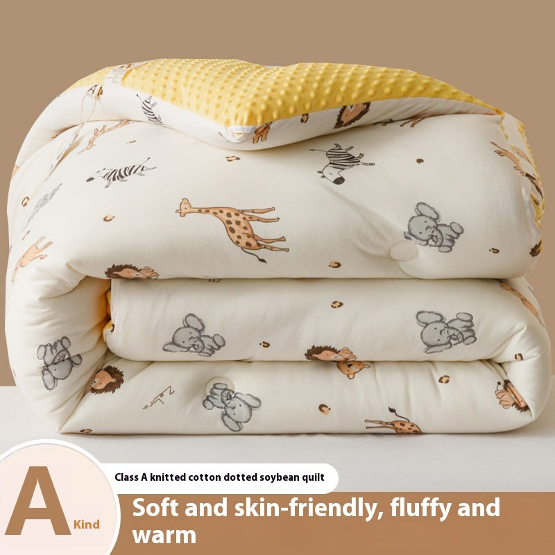 Beanie Velvet Quilt Soybean Fiber Duvet Insert Autumn And Winter EX-STOCK Canada 