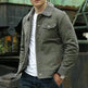 Men's Cotton Jacket Plus Velvet Thickening Outwear Winter Coat Clothing - EX-STOCK Canada