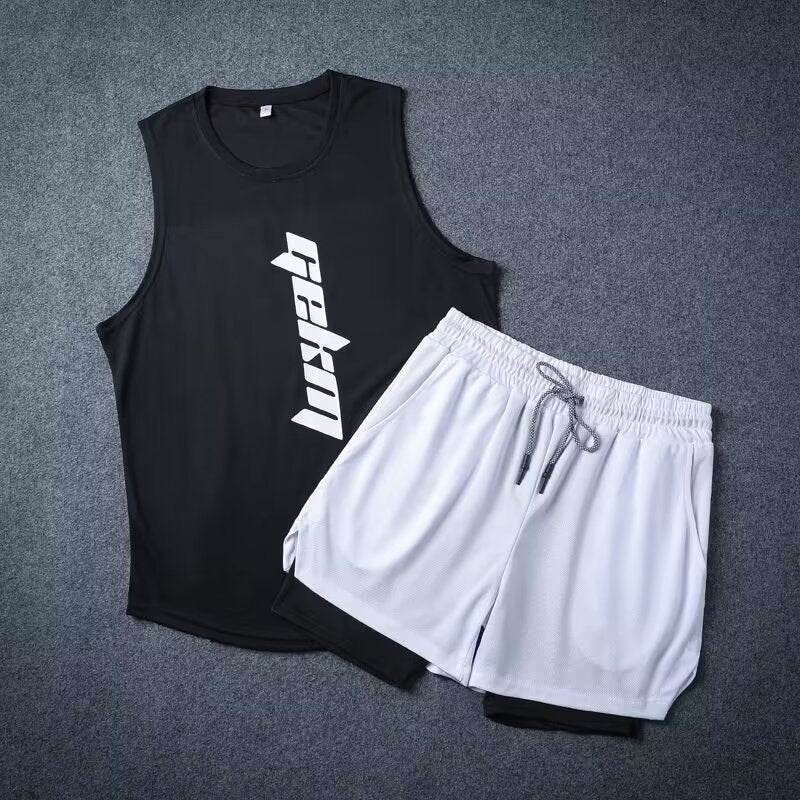Speed Men's Athletic Shorts and Tank top Workout Clothes 2PCS - EX-STOCK Canada