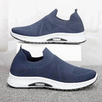 Casual Slip-on Mesh Sports Shoes Flying Woven Soft Breathable Running Walking Flat Shoes Men - EX-STOCK Canada