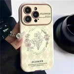 Women Feminine Floral Printed Silicone iphone case - EX-STOCK CANADA