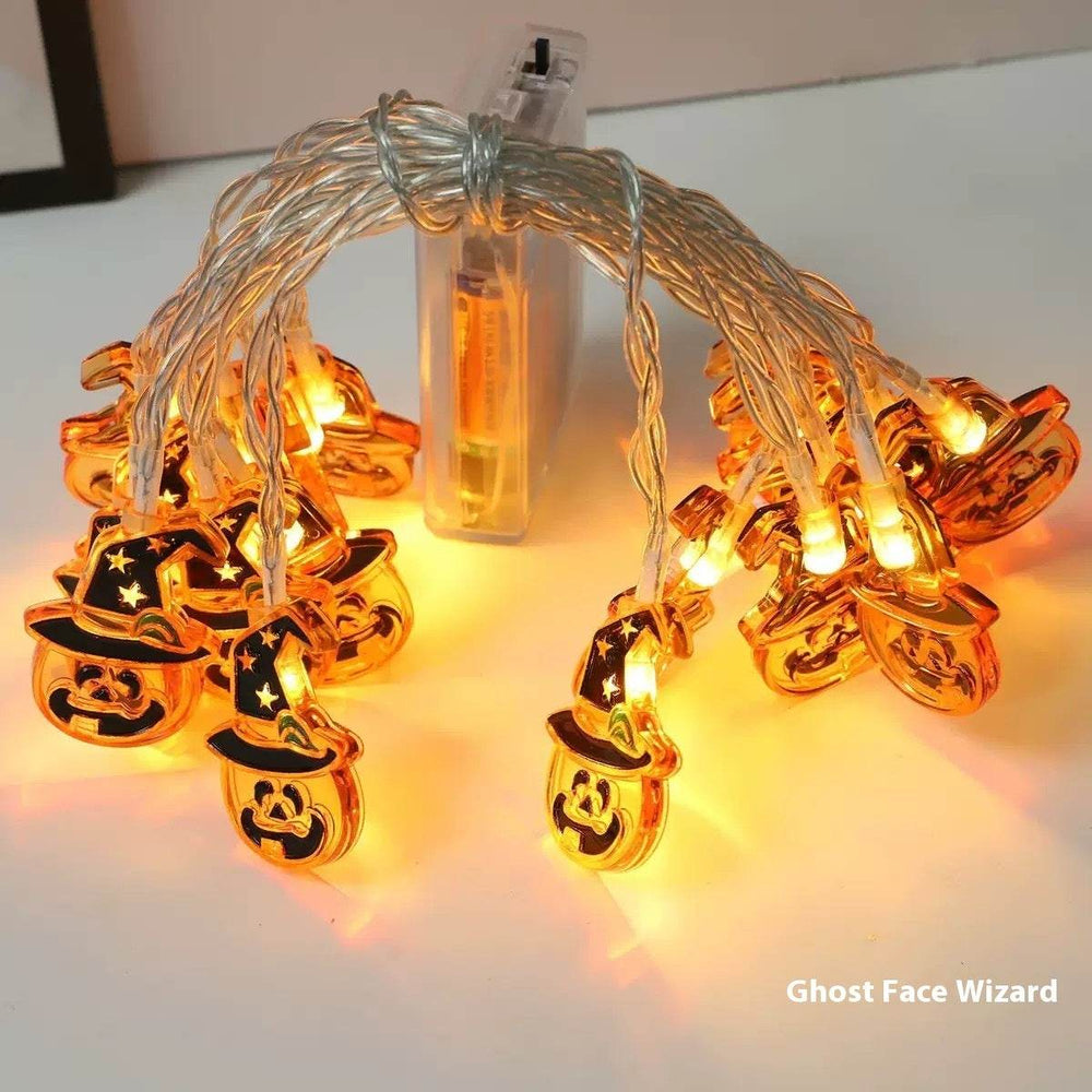 Halloween Led Pumpkin Spider Ghost Hand Lighting Chain Decorative Holiday Light - EX-STOCK Canada