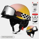 3C Certified Electric Sports Motorcycle Bike Retro Helmet Men And Women - EX-STOCK Canada