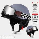 3C Certified Electric Sports Motorcycle Bike Retro Helmet Men And Women - EX-STOCK Canada