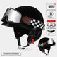 3C Certified Electric Sports Motorcycle Bike Retro Helmet Men And Women - EX-STOCK Canada