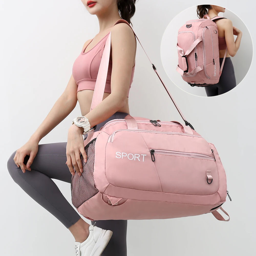 Luggage Bags For Women Handbag Oxford Men's Fitness Gym Shoulder Bag Waterproof Sports Travel Backpack With Shoes Compartment | EX-STOCK Canada 