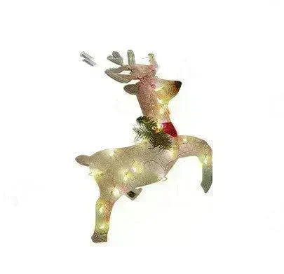 Christmas Scene Decoration With LED Lights Christmas Snowman Ornaments - EX-STOCK CANADA