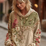 Women's Long Sleeve Hooded Sweatshirt Pullover Loose Casual Top EX-STOCK Canada 