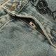 Hole Denim Men Trousers Heavy Industry Washing Jeans - EX-STOCK CANADA