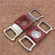 Creative Stainless Steel Thickened Wood Inlaid Cigar Cutter - EX-STOCK CANADA