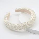Elegant Baroque Rhinestone Pearl Headband