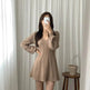 Fashionable Autumn Winter Mini Flared Knitted Sweater Dress - EX-STOCK Canada