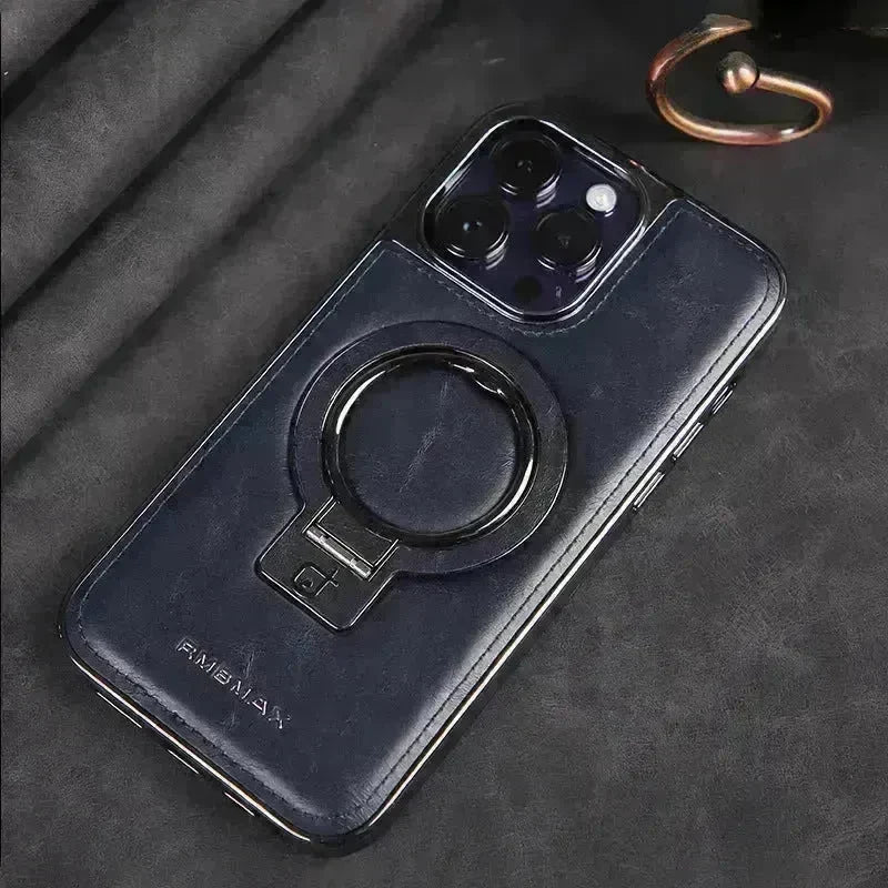 Luxury Magnetic Bracket Phone Case Business Drop-resistant Leather Case - EX-STOCK CANADA
