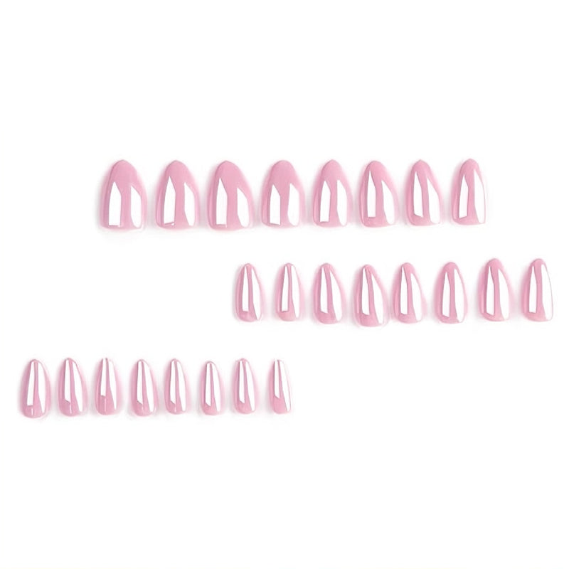 24 PCS Aurora Powder Nail Art, Length Long Water Pipe Fake Nails, Had Nail Tips False Nail EX-STOCK Canada 