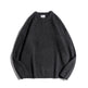 Women's Oversized Crewneck Sweater – Brown & Dark Grey, M–XXL 5