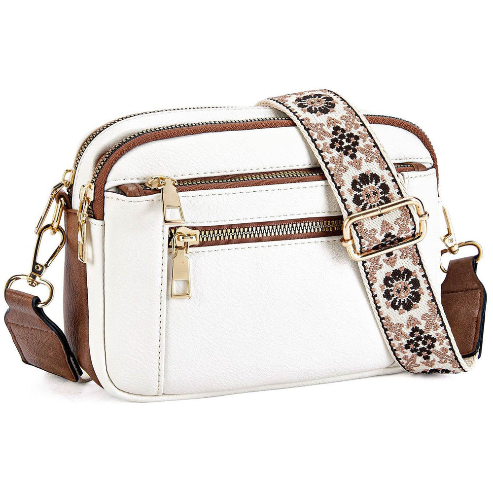 Daily Matching PU Leather Business Commute Zipper Crossbody Bags for women - EX-STOCK Canada