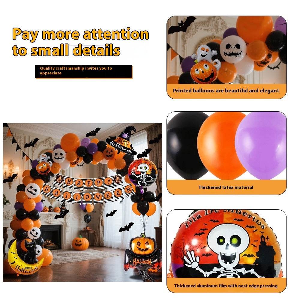 Halloween Hanging Flag Balloon Set Party Decoration Supplies - EX-STOCK Canada