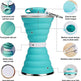 Bouteille d'eau en silicone de 500ML, pliable, étanche, portable, pour sportifs, voyage, randonnée, réutilisable, gadgets de cuisine 