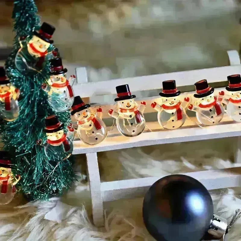 Christmas Christmas Snowman Modeling Decorative String Lights - EX-STOCK CANADA