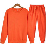 Autumn Winter street fashion Plain Crew neck Sweatsuit for men - EX-STOCK Canada