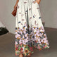 Printed Comfortable Casual High Waist Wide-leg Floral Palazzo Trousers women - EX-STOCK Canada