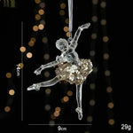 Christmas Decorations Sequins Acrylic Transparent Pendant - EX-STOCK CANADA