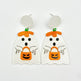 Halloween Day Ornament Colorful Ghost Eyes Funny Acrylic Earrings For Women - EX-STOCK Canada