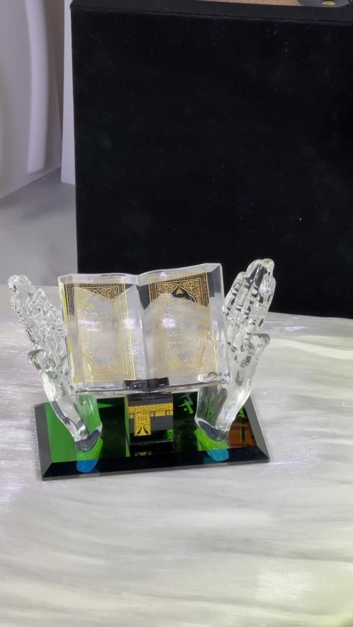 Hand Holding Book Exotic Gift Arabic Architecture Car Crystal Ornaments EX-STOCK Canada 