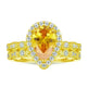 Fashion Ring Set Ladies 925 Sterling Silver Combination Wedding Ring women - EX-STOCK CANADA