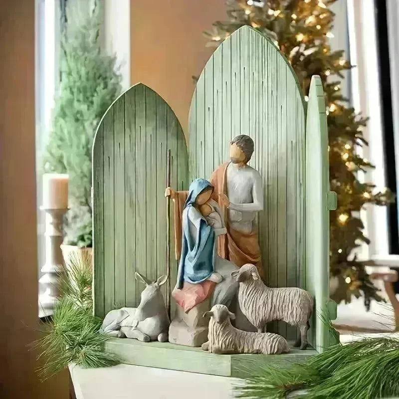 Christmas Sculpture Hand-painted Christmas Holiday Ornaments - EX-STOCK CANADA