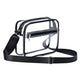 Clear PVC Transparent Crossbody Messenger Bag – Stadium Approved Travel Purse