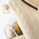 Children Knitted Chunky Sweater Outwear Vest kids - EX-STOCK CANADA