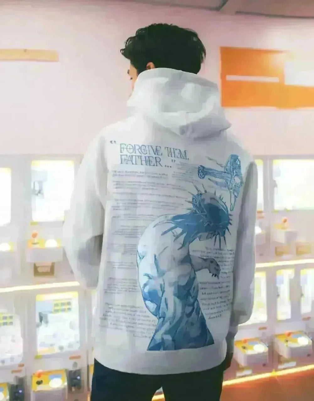 Men's Casual Printed Oversized Hoodie Sweatshirt Hip Pop Streetwear - EX-STOCK CANADA