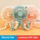 USB Powered summer heat Handheld fan with stand and Night light - EX-STOCK Canada
