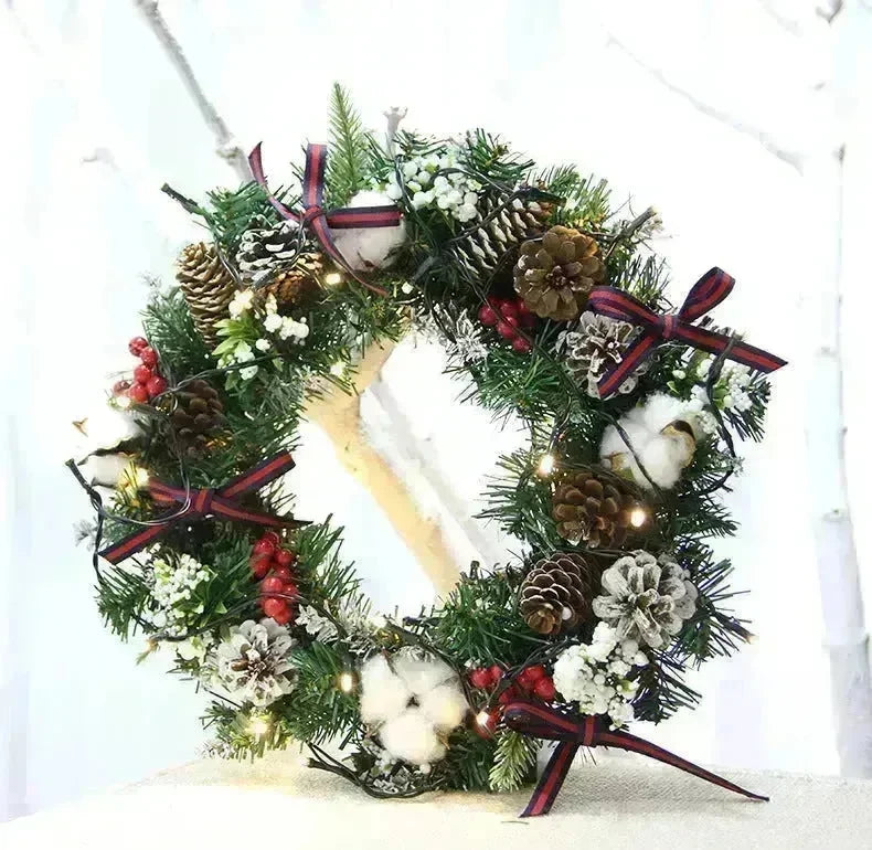 30cm 40cm Christmas Wreath Ornaments Christmas Wreath - EX-STOCK CANADA
