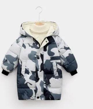 Children Winter Puffer Hoodie Windproof Jacket kids - EX-STOCK Canada