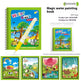 Magic Water Coloring Book for Kids – Paint with Water, Colors Appear & Disappear (6 Styles)
