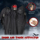 6.4 Life Size Winged Grim Reaper Outdoor Halloween Decoration Animatronic, Animated Prop WLight Up Eyes EX-STOCK Canada 